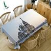 Lighting City Night View Pattern Tablecloth Thicken Cotton Rectangular Round Table Cloth For Wedding Picnic Party