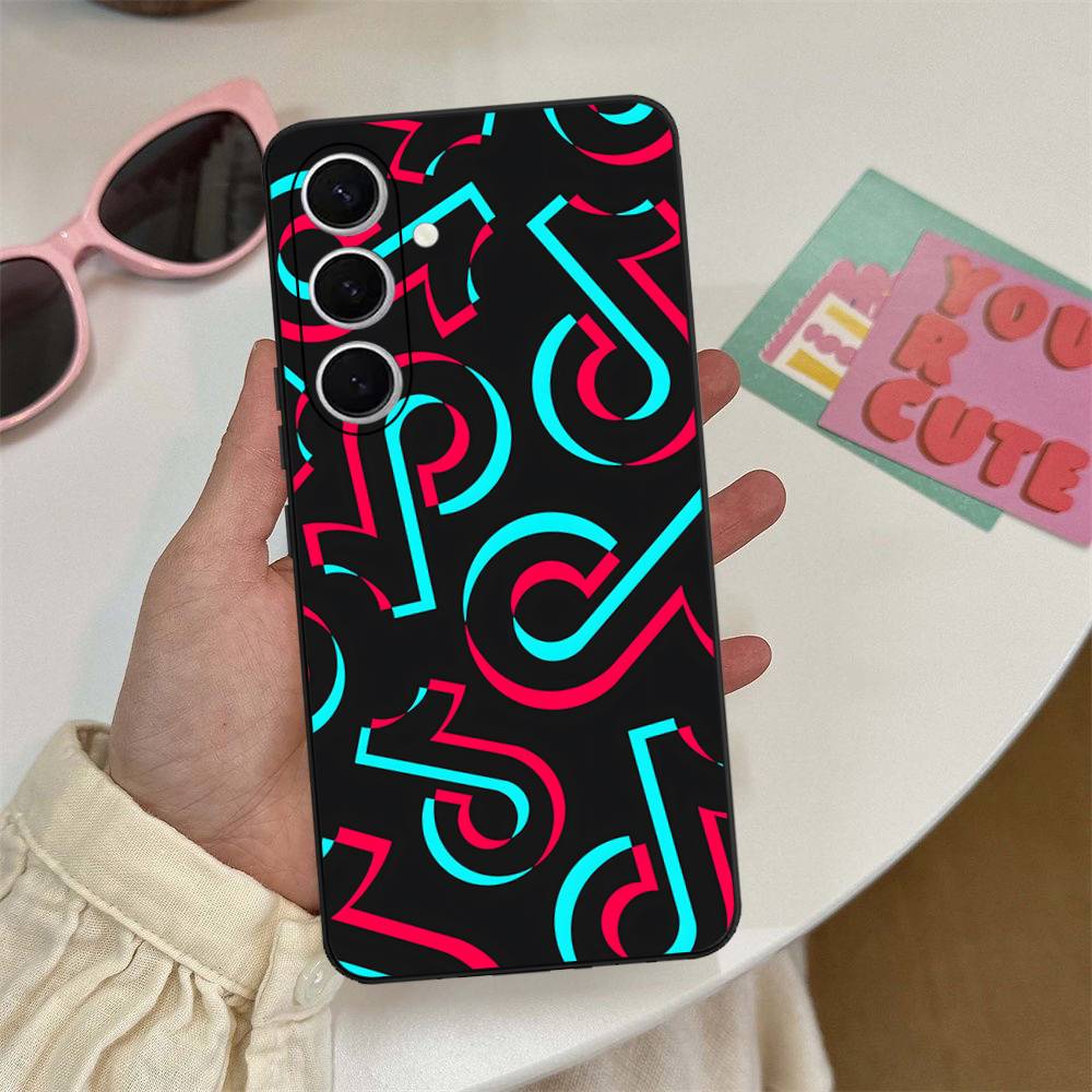 

T-TikTok-K Phone Case For Samsung S 24 Fe 25 Ultra Plus 20 Lite 21 30 22 23 24 22 Ultra 5G Fundas Samsung S22 ULTRA 5G