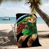 Beach Towel with Cartoon Z-Zeldas Pattern - soft,absorbent,machine washable Lightweight&Modern,swimming,Travel Essentials