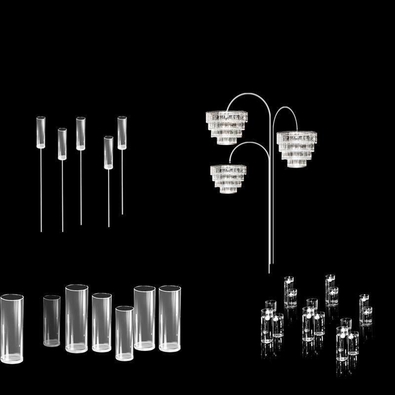 

Crystal Glass Lamp Aisle Marker for Weddings - Automatic Delivery with Layered PS Files Other