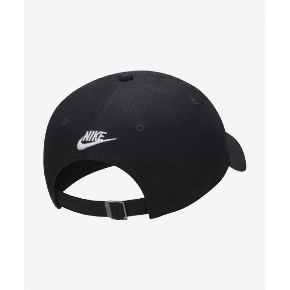 Nike Club Unstructured Tennis Cap   Black White  Fb5370 010