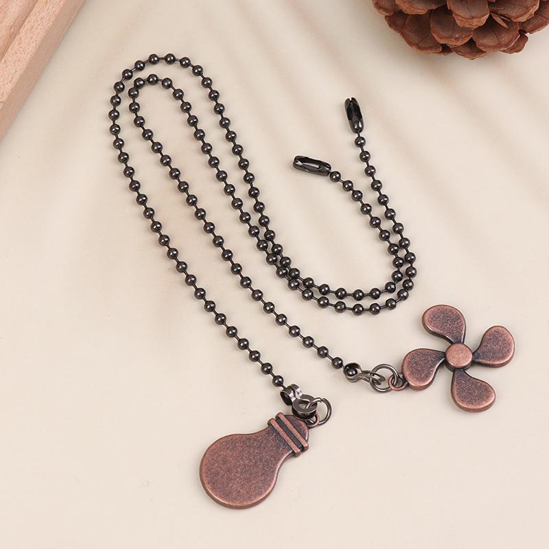 Fan Shape Ceiling Fan Pull Chain Light Shape Chandelier Pull Chain Metal Pendant Pull Chain Extension Chandelier Chain Extender