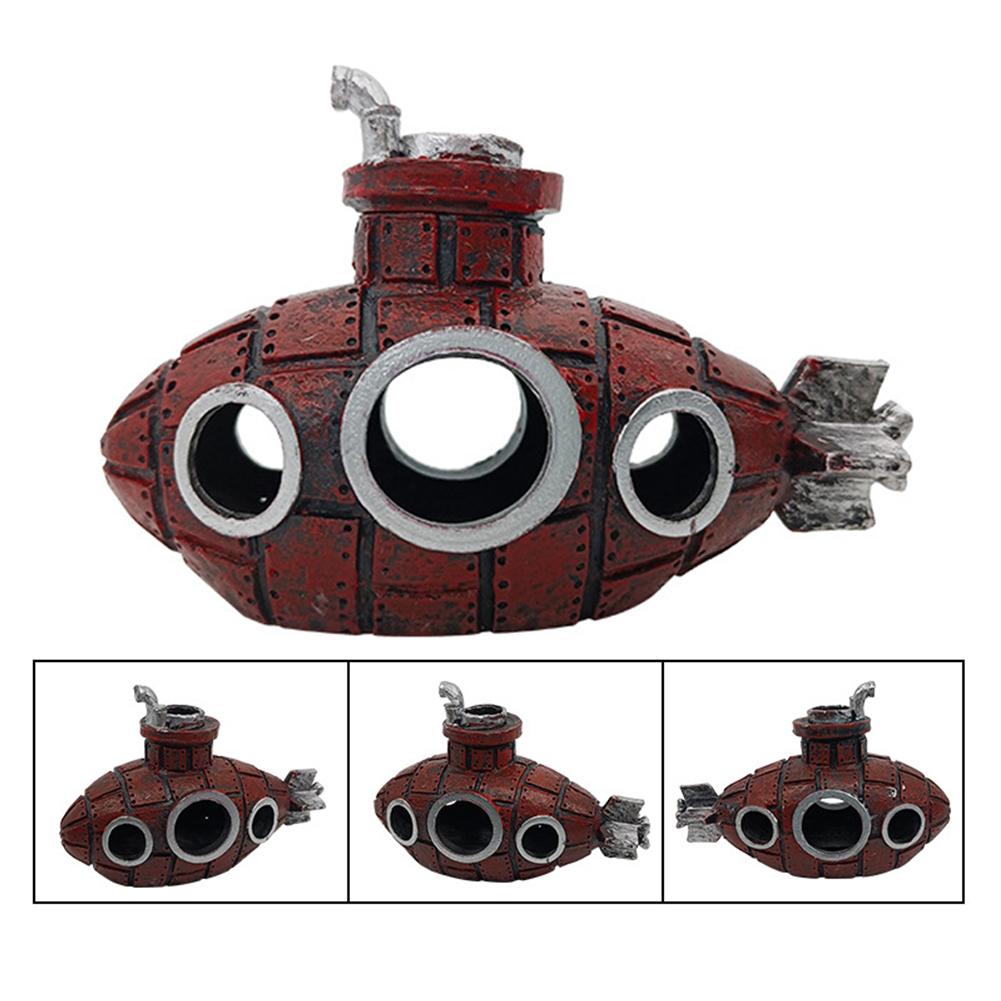 Hollow Fish Shrimp Shelter Cave Artificial Ornaments Layout Prop Aquarium Fish Tank Landscaping Decor