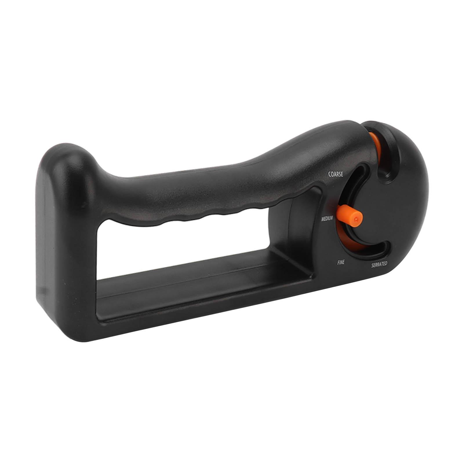 

Knife Sharpener 4 Stage Adjustable Handheld Manual Knife Sharpeners for Kitchen Knives Orange оранжевый