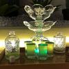Set Decanter Lotus di Terza Generazione con Sei Bicchieri - Strumento per la Preparazione di Cocktail