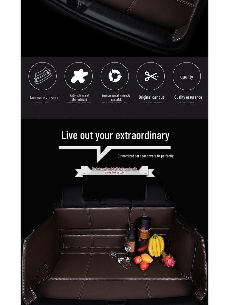 Aion RT Full Coverage Trunk Mat - Tail Box Accessory for GAC Aion 25 Modification