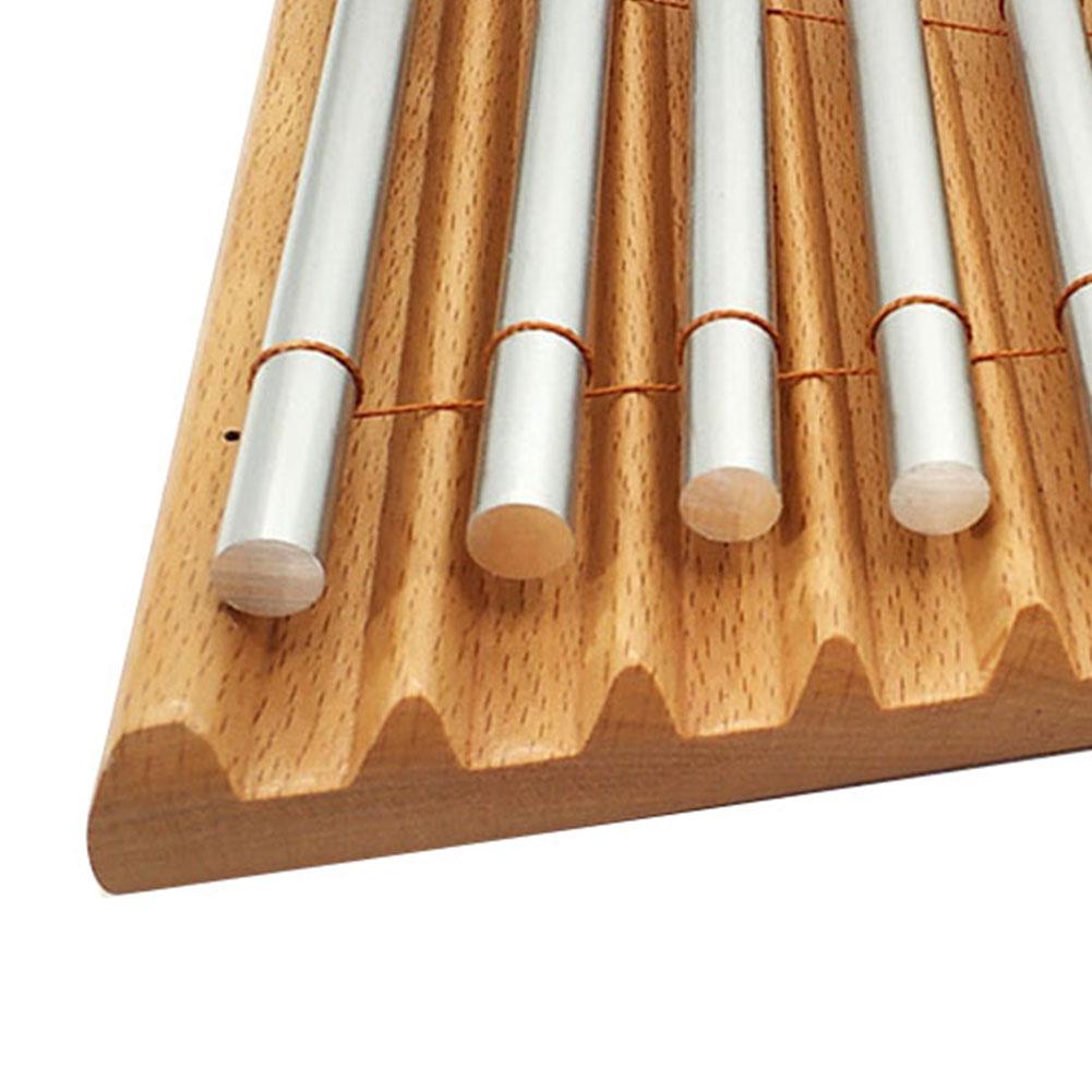 Wooden 7 Tone Chime Xylophone Percussion Instrument Kids Musical Toy