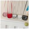 Argyle Polka Dot Mini Crossbody Bag for Girls - Cute Handheld Shoulder Bag