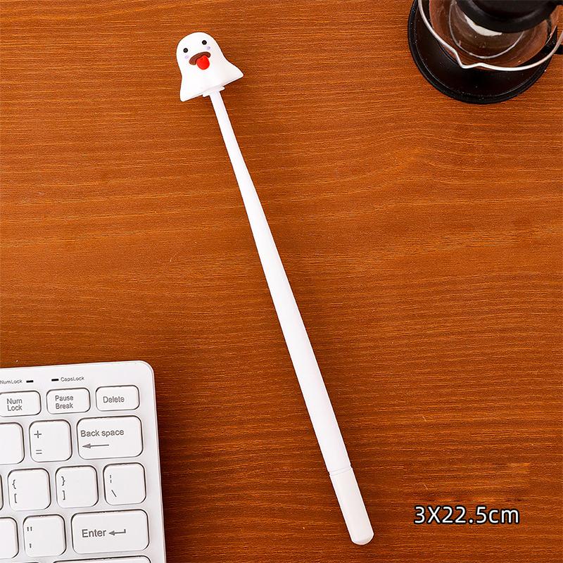 4Pcs Halloween Series Shake Pen 0.5Mm Neutral Pen Creative Cute Gel Pen Student Prizes Stationery Back To School Gift
