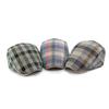 Beret w kratę, męski i damski, kapelusz przeciwsłoneczny, brytyjski, zabytkowy, czapka typu Forward, czapka z daszkiem, czapka gazeciarza, czapka z daszkiem, czapka kierowcy, czapka Ivy, czapka Gatsby'ego, malarza