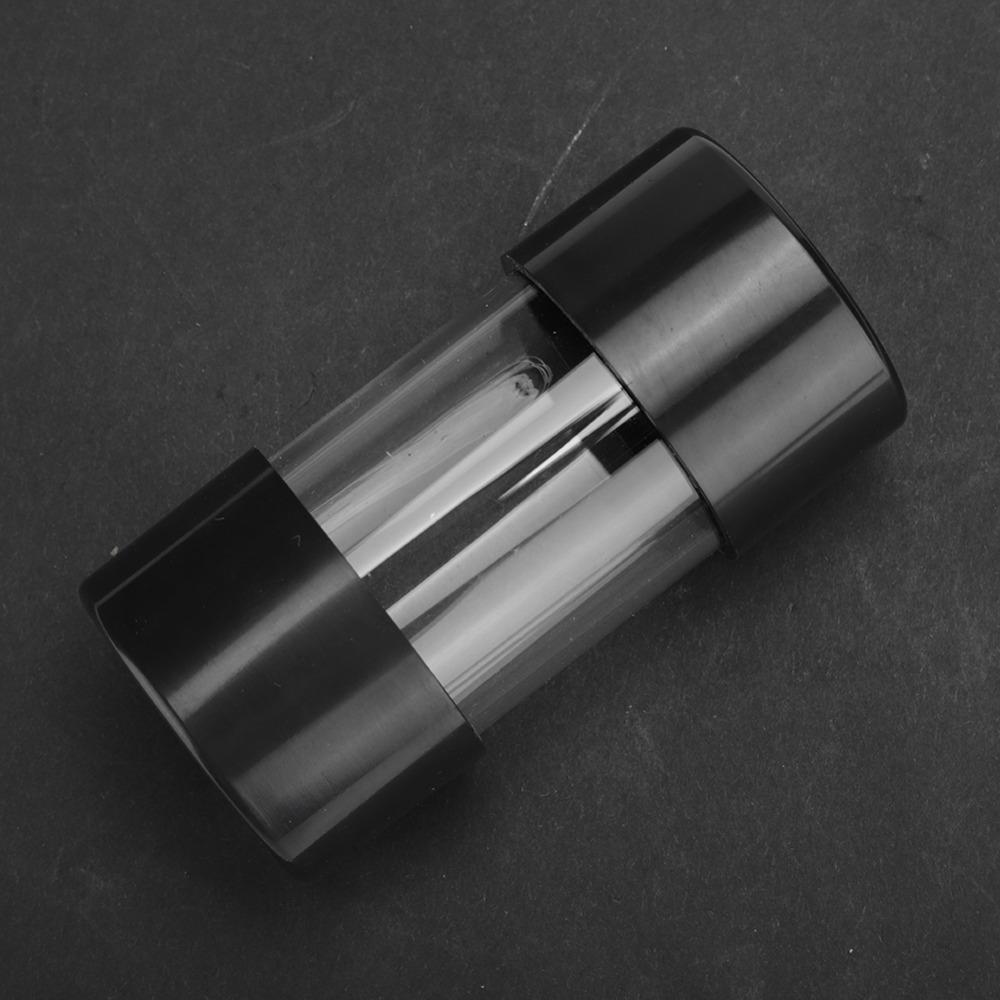 G1/4 Thread Water Cooling Tank 100MM Length Transparent Cylinder Water Cooling Reservoir PC Water Cooling Reservoir Gaming PC
