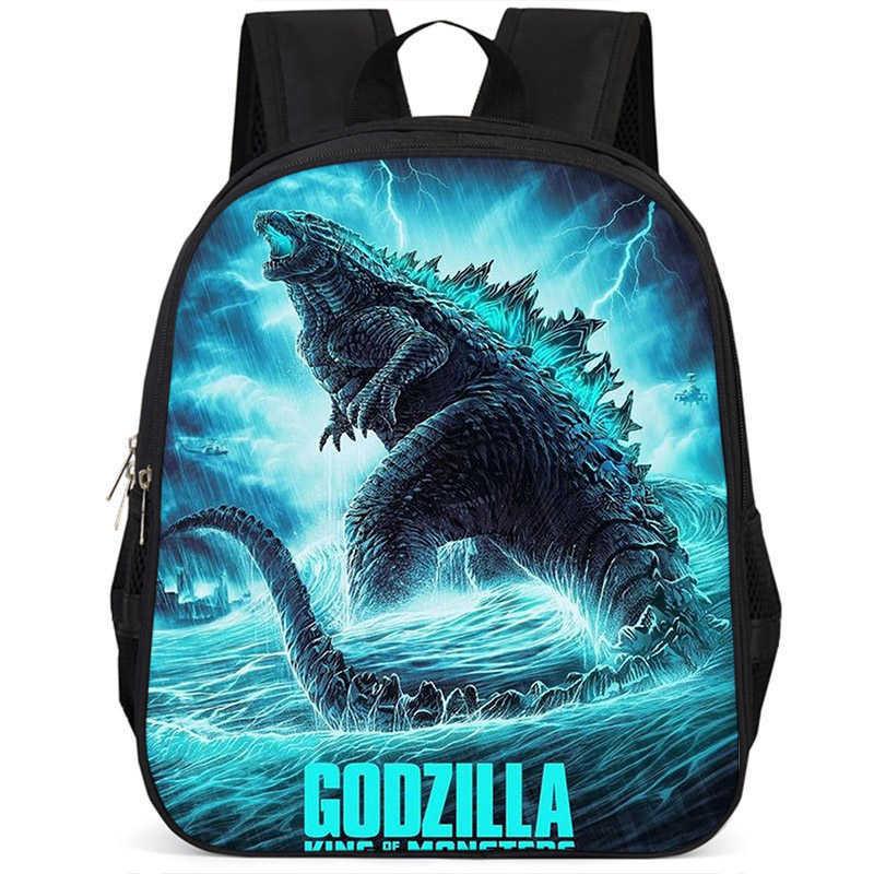 Stilingas Godzilla 15 colių didelės talpos lengvas mokyklos kuprinė vaikams