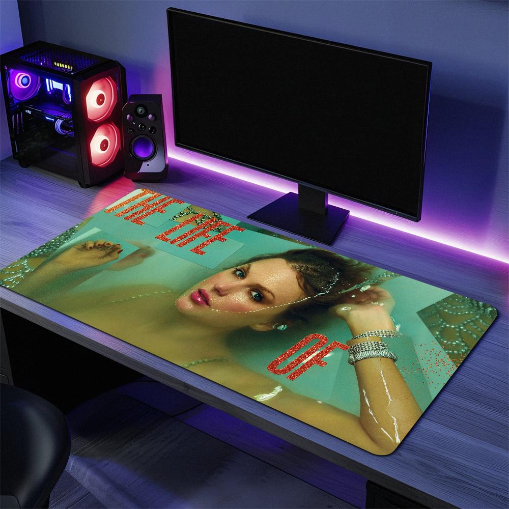T-Taylobs Die Life Showgirl S-Swifts Mauspads Schreibtischunterlage Groß Rutschfest Ausfransungsfrei Tastatur Ergonomisch Büro Gummi PC Zuhause Benutzerdefiniert