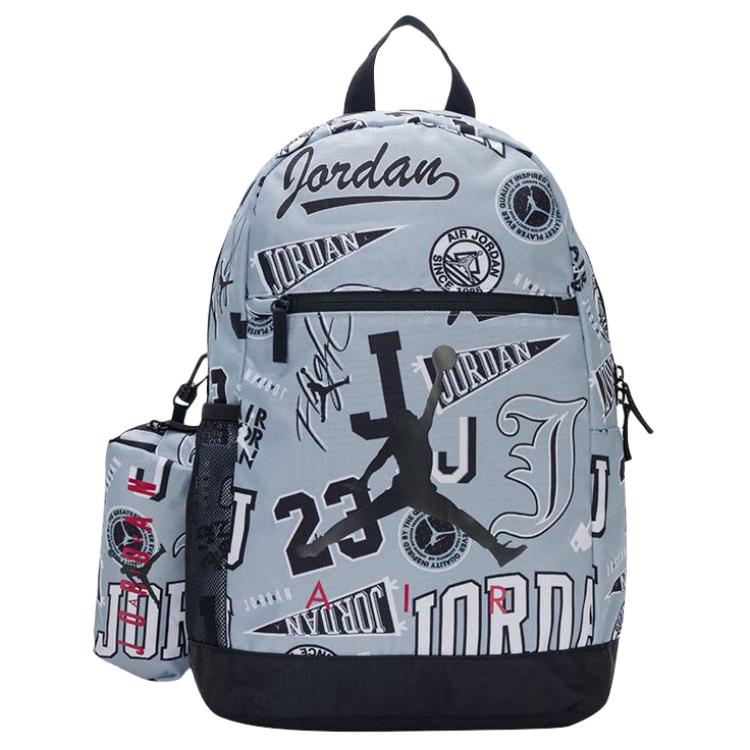 New Jordan Polyester Backpack Medium Unisex Blue & Black JD2533026AD-001
