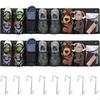 2 Pack Zippered Shoe Storage Bags, Hanging Organizer, Holder, Wear-resistant