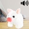 Kleines Plüschschwein Elektronisches Spielzeug mit Geh- und Sprechfunktion für Kinderspiel und Lernen