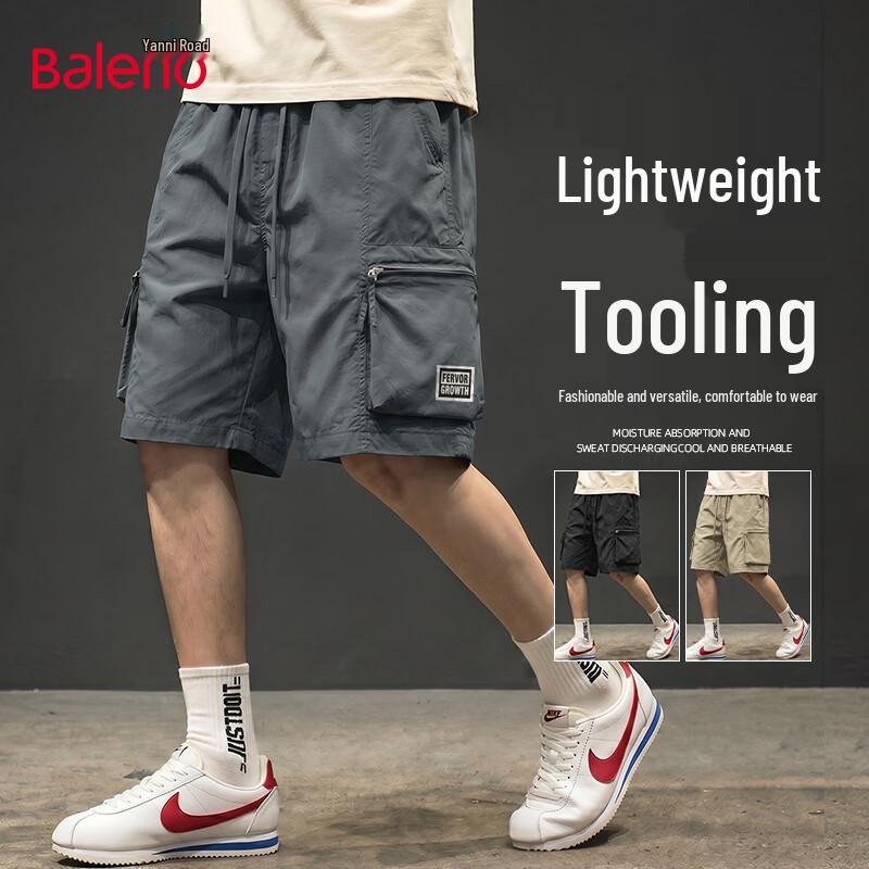 Baleno Men s Summer Lightweight Casual Cargo Shorts L