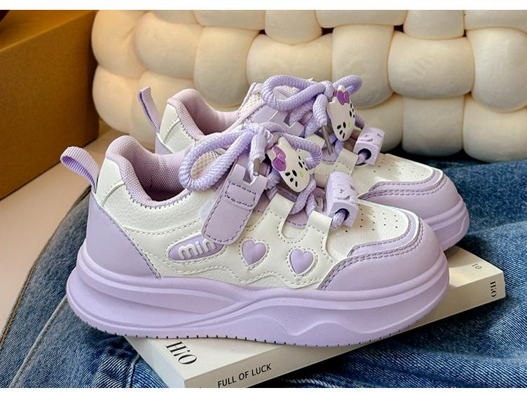 2025 Autumn/Winter Girls' Cartoon Sports Shoes - Plus Velvet, Warm Cotton, Stylish Casual Sneakers for Kids