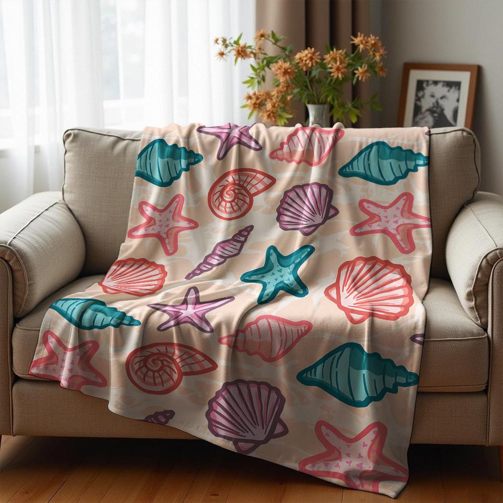 Paper Floral Heart Cartoon Anime Print Flannel Blanket Soft Warm Throw for Kids Bedroom Sofa Christmas Office Car