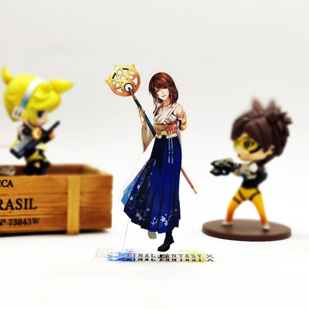 

FF10 X 10 Тидус Юна видеоигра крутая акриловая подставка игрушечная фигурка