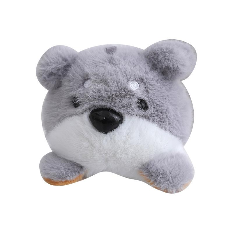 Plush Toy Enchanting Keychain With Flipping Dog And Cat Design 10cm Adorable Accessory