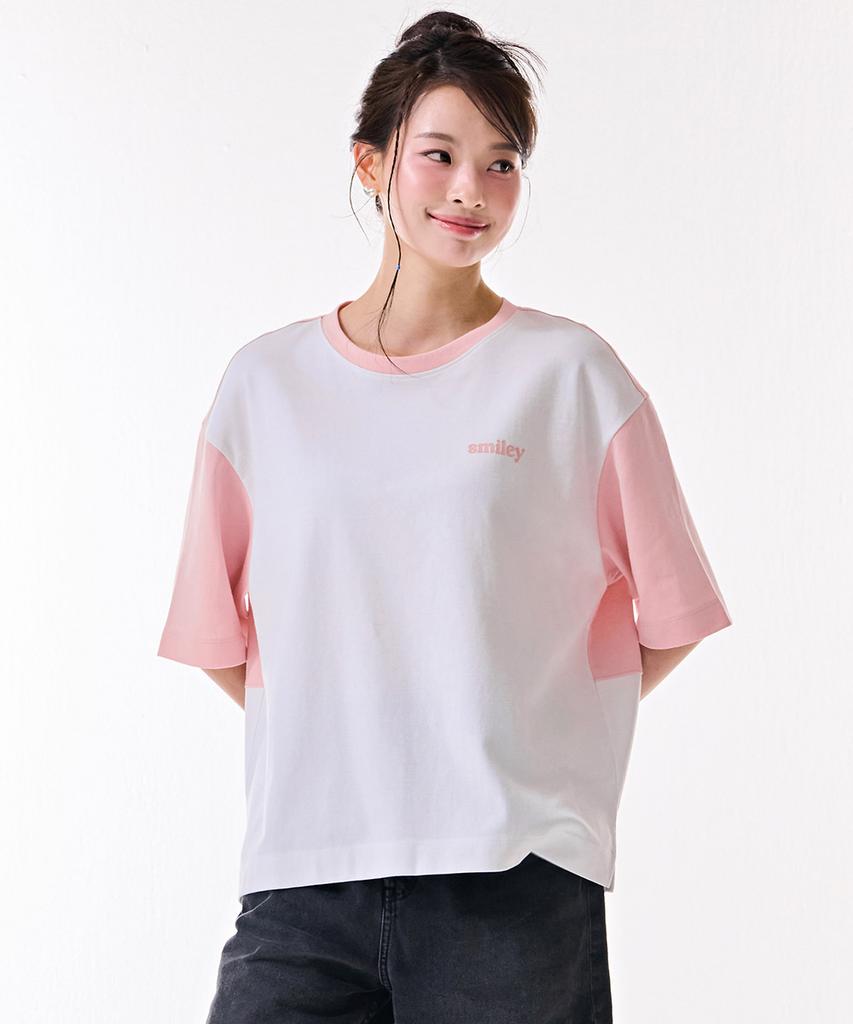 CHASECULT Women'S Color Block Short Sleeve T-Shirt-Dbrg5892D0P