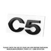 AQP4   1 unidad Pegatina Insignia de Letra de Coche 3D de ABS Pegatina Decorativa para Maletero de Carrocería de Coche Para Citroen C2 C4 C5 Aircross VTS C-ELYSEE Berlingo C4L