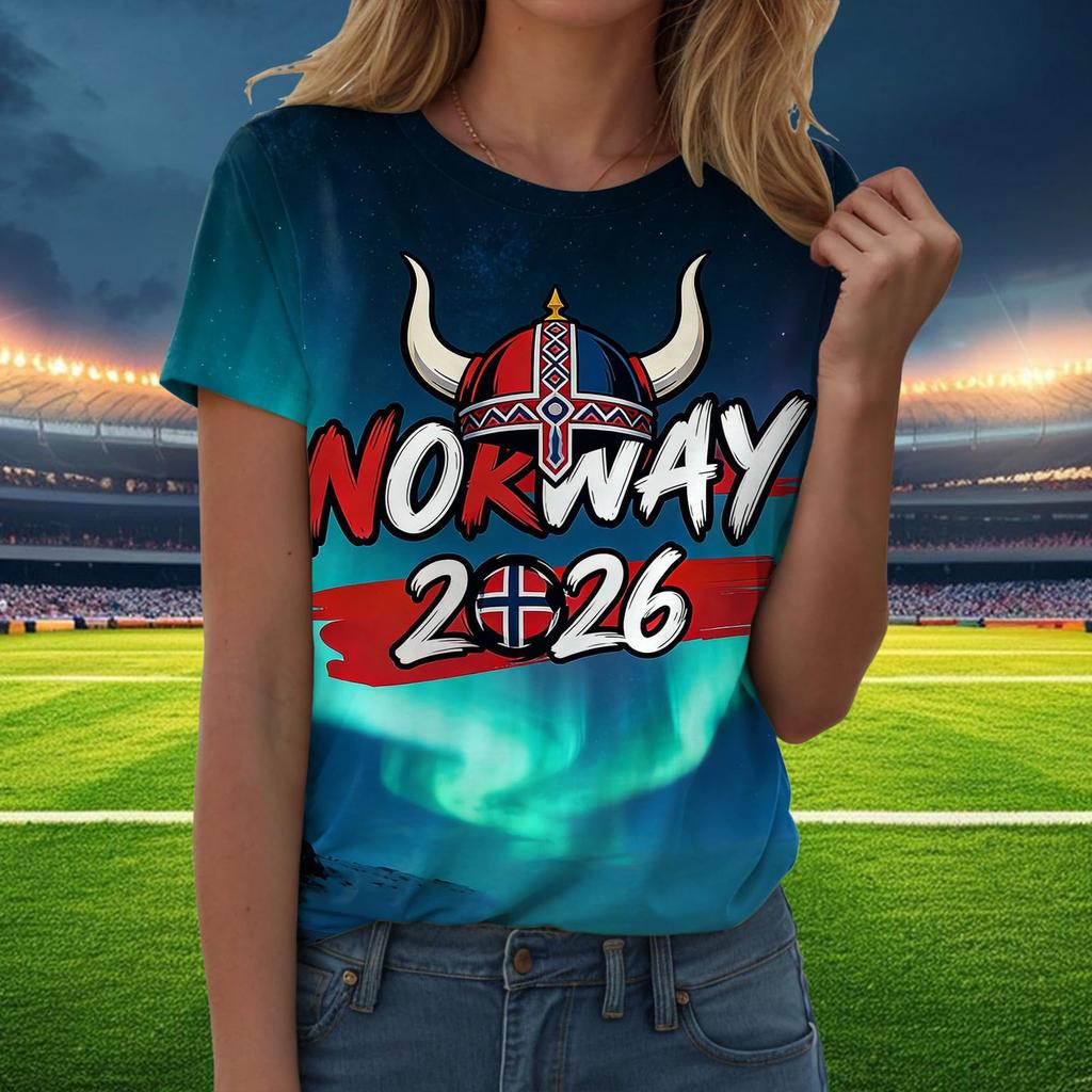 Women Casual Pullover T Shirt Crew Neck Short Sleeve Letter Print Top for Everyday Wear Lightweight Soft Fabric
