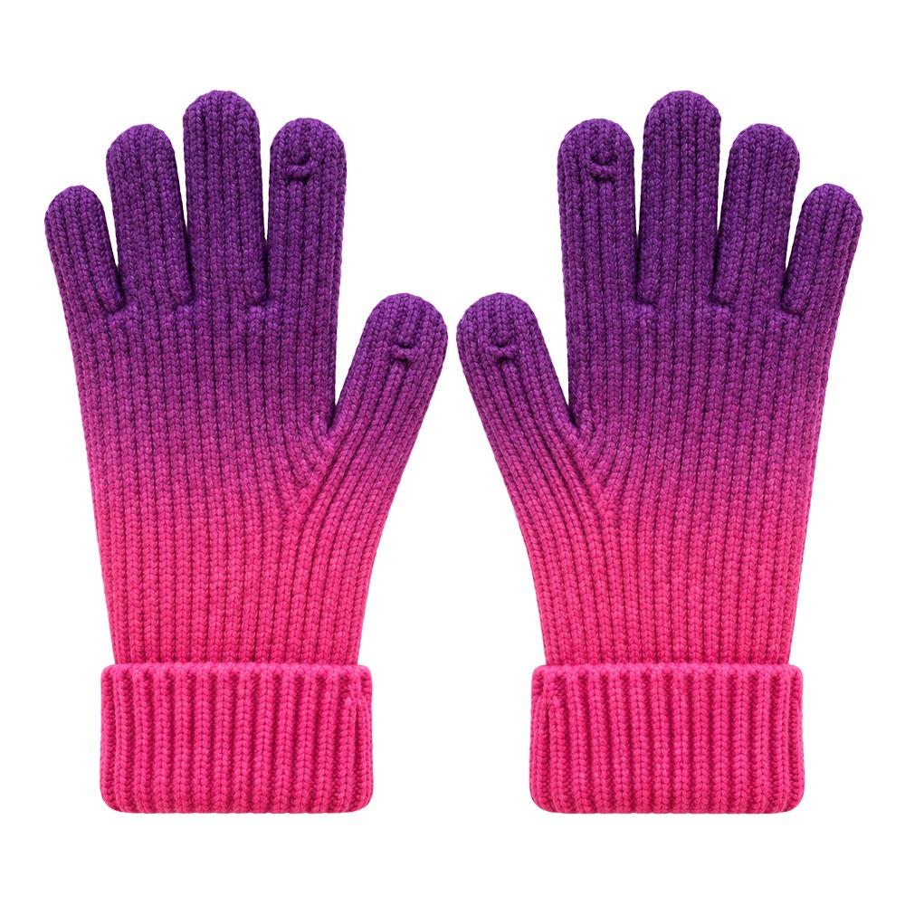 Thick Winter Gloves Fingertip Openings All Finger Gloves New Knit Gloves For Women Men