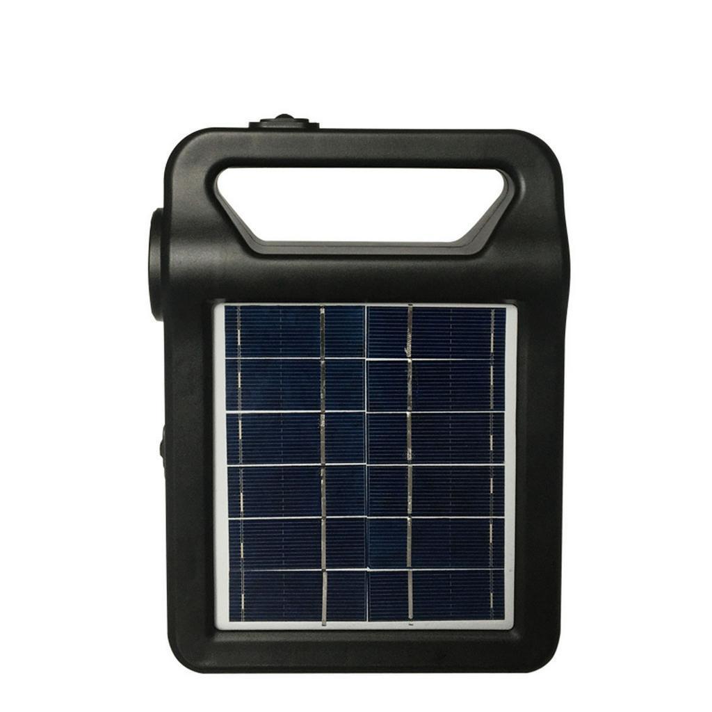 Kit Sistem Generator Solar 4000MAH Încărcător Solar USB Lumină de Urgență Cu 4 Becuri LED 4 Capete Cablu de Încărcare USB pentru Camping 2W/6V