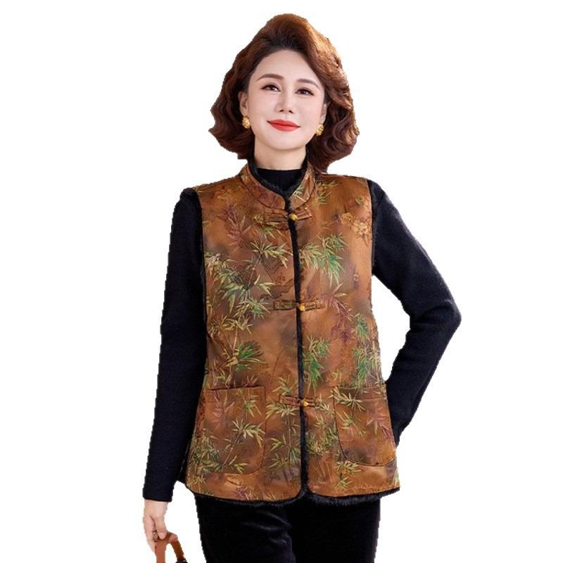 Winter cotton-padded vest jacket plus size vest autumn and winter thickened thermal vest women