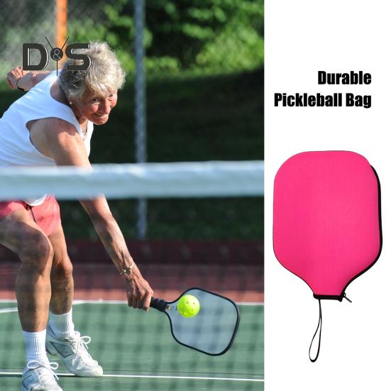 Pickleball Paddle Cover Lightweight Pickleball Racket Sleeve with Lanyard Waterproof Scratch-Resistant Pickleball Accessories