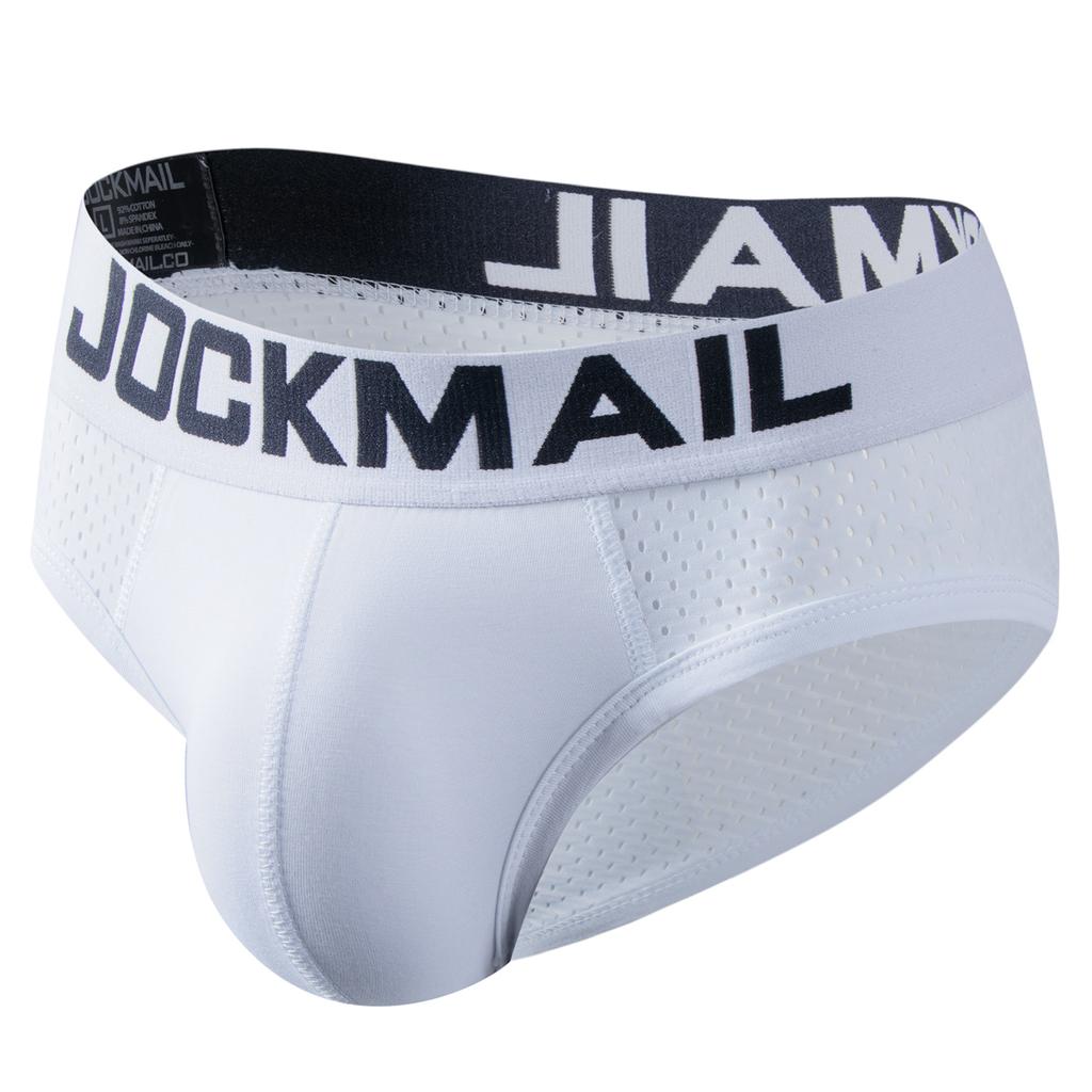 Slips JOCKMAIL Modische, niedrige Taille, atmungsaktives Mesh, Herrenunterwäsche, einfarbig, lässige Unterhose für jeden Tag