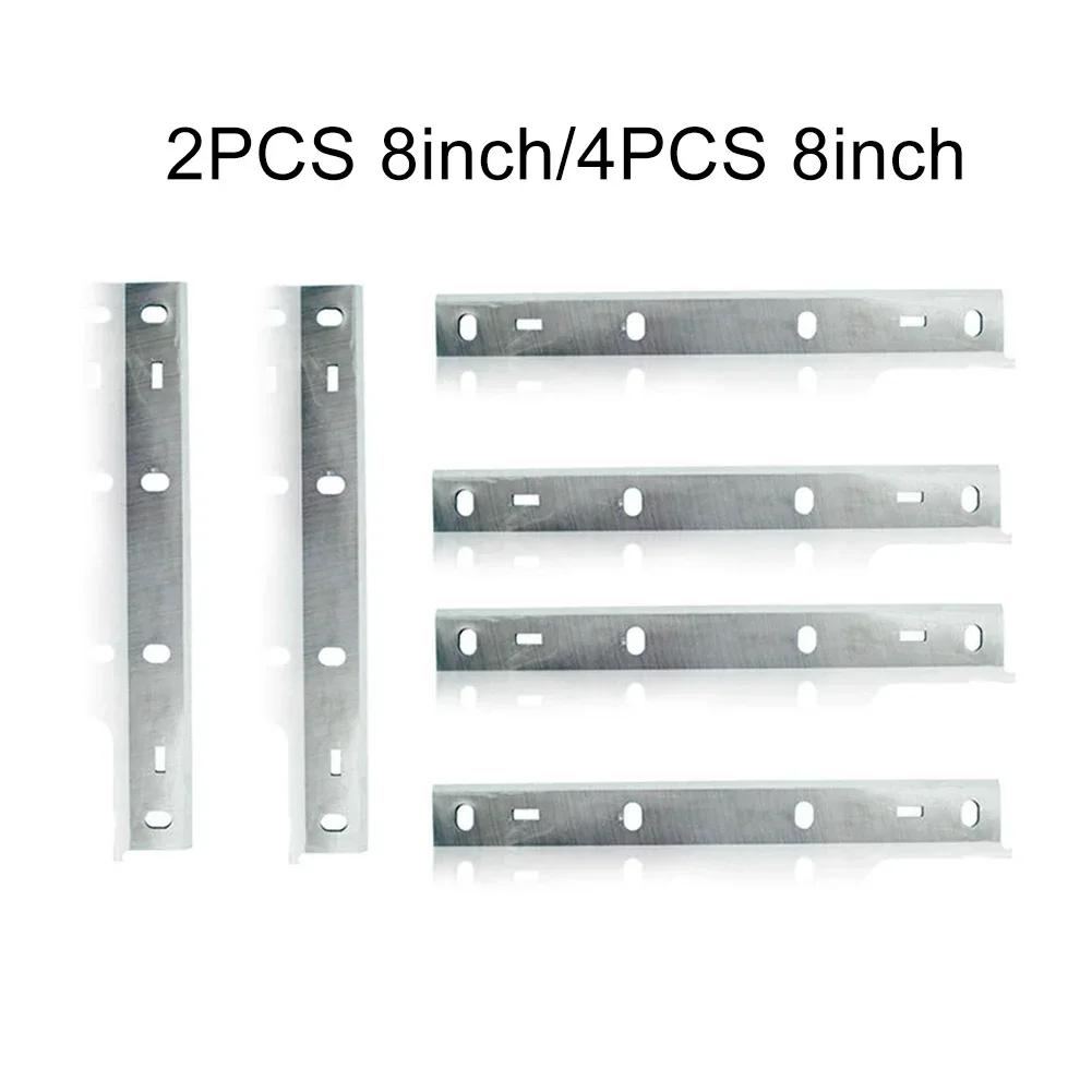 2/4PCS 8inch Wood Planer Blades For Woodstar PT85 HSS Kity PT8500 Scheppach HT850 Woodworking Power Tools Parts 210x22x1.8mm