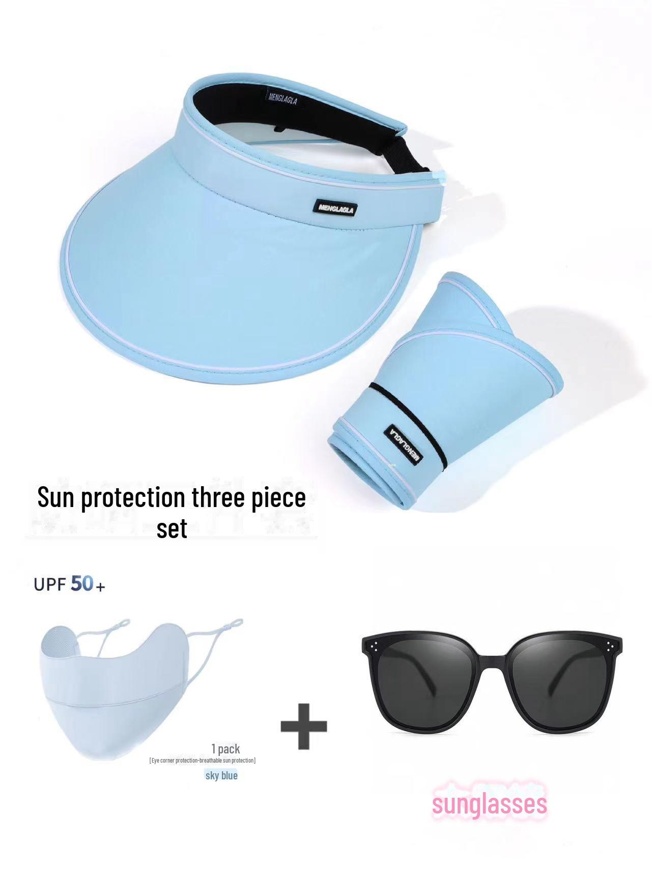 

Женская летняя шляпа от солнца с широкими полями и защитой лица от солнца One Size