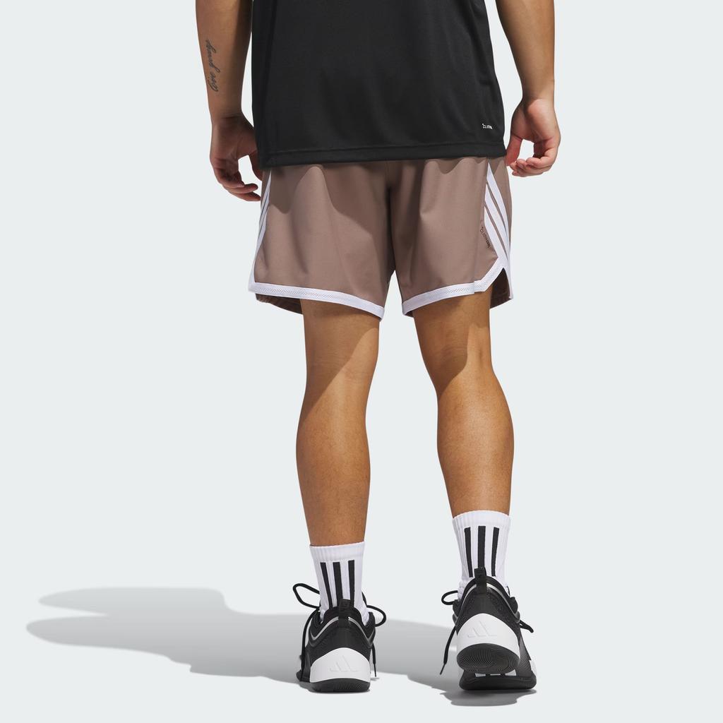 Adidas SS25 Crazy Lite Series Fashion Comfortable Sports Basketball Shorts Men Shorts Shadow-Brown JZ5437