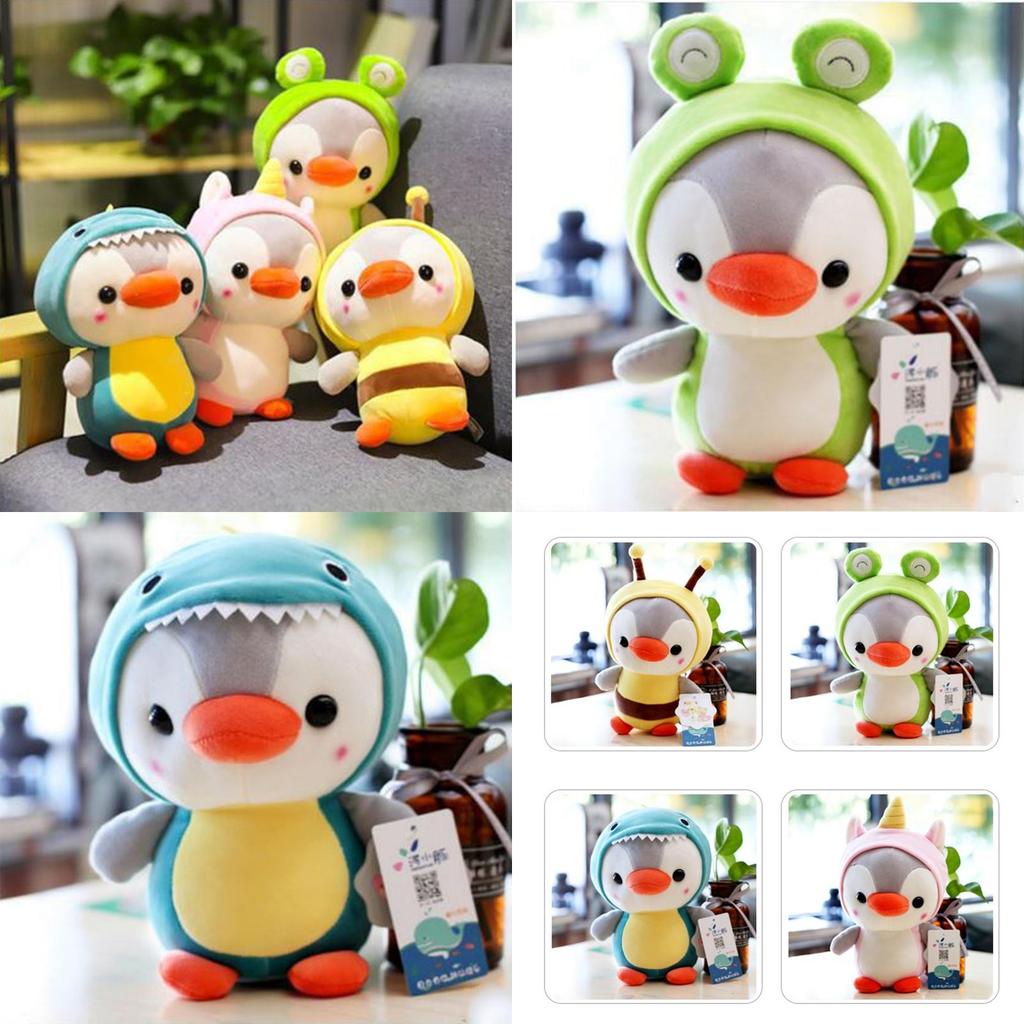 Little Penguin Transformed Plush Doll For Kids Adorable Room Decor And Snuggle Buddy