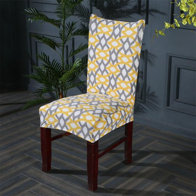 Elastic Chair Slipcover Case Stretch Chair Covers For Wedding Hotel Banquet Dining Room Spandex Dining Chair Cover