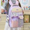 Schoolbag Japanese ins college style fresh and sweet schoolbag female high value junior high school students lightweight large capacity backpack