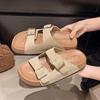 Fashion Shoes Slippers Casual Platform Summer Clogs Woman Pantofle Slides Luxury Beach 2025 Soft Fashion Concise Leisure Slippers Casual