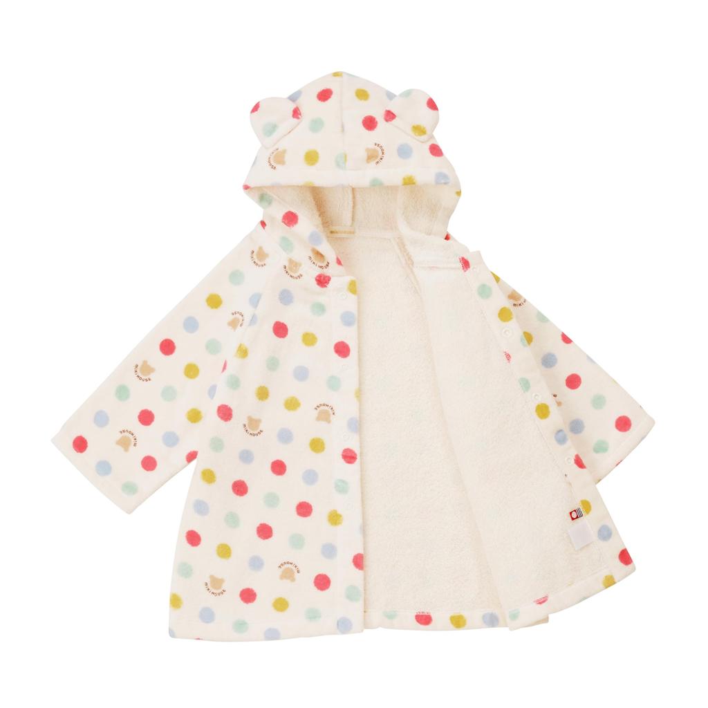 Baby Made In Baby Baby Baby Shower Free Multicolor [MIKI HOUSE] Bathrobe, Bathrobe, Bath, 100% Cotton, Japan, Preparation, Boys, Girls, Babies, Kids,