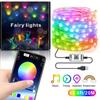 5M/10M/20M Smart RGB Fairy String Light APP Bluetooth Control Waterproof USB Copper Wire Lights 16 Colors New Year Decoration