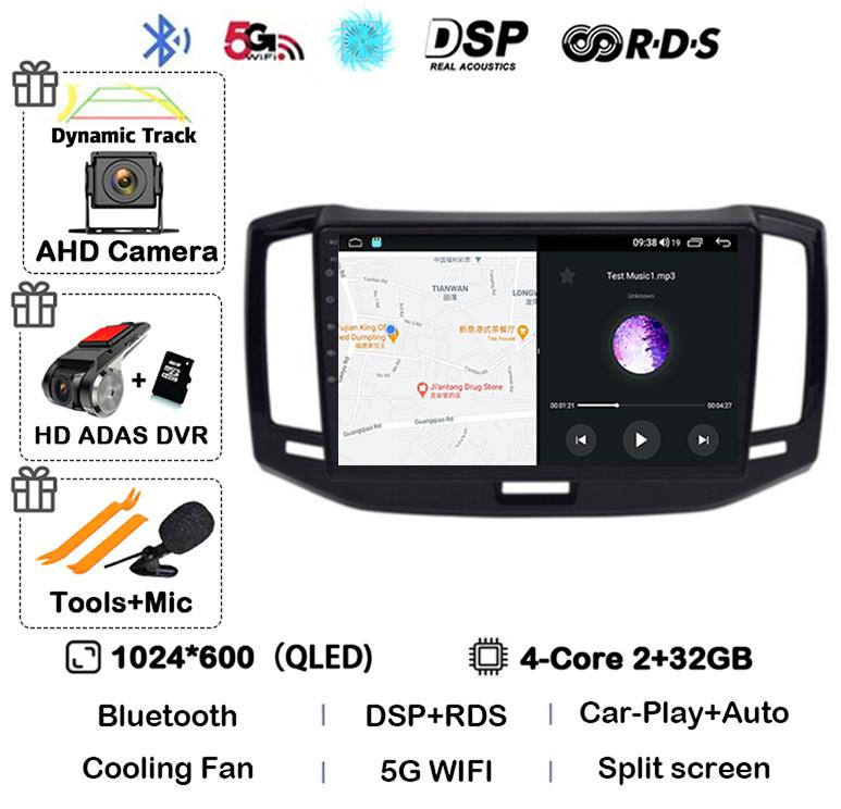 Android 14 Auto CarPlay WiFi+4G Autoradio GPS Für Chery E3 2013 2014 2015 2016 2017 Multimedia Video Player 360 Kamera Head Unit