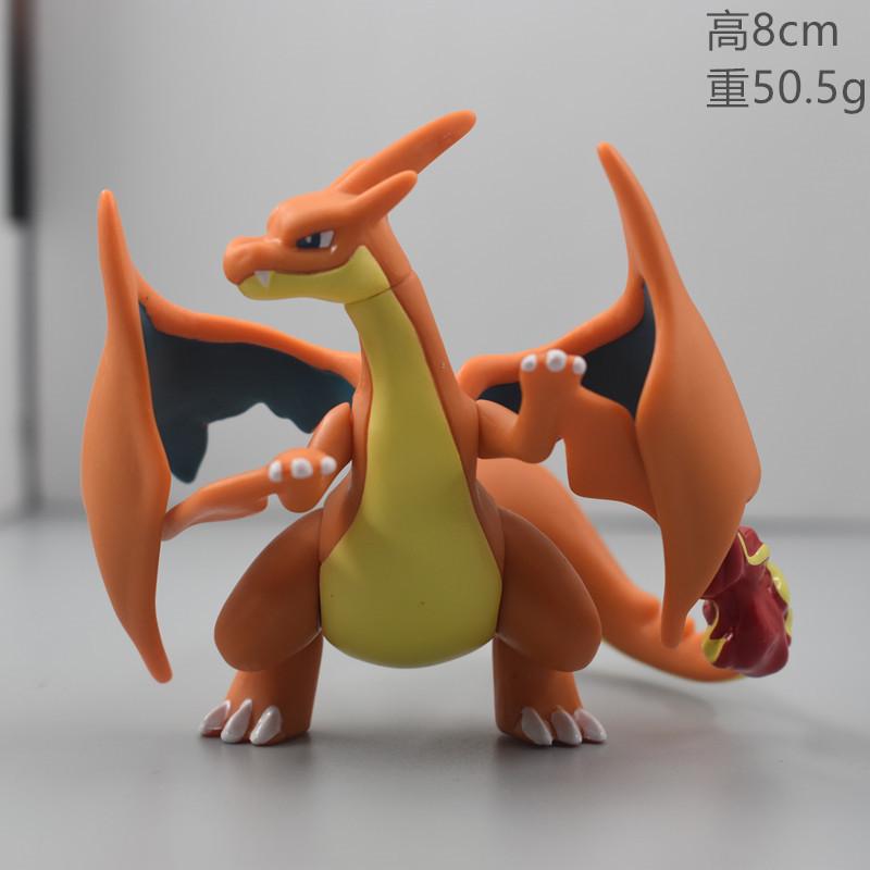 Cartoon Anime Black Green Rayquaza 7cm Big Size Pokemones Action & Toy Figures Collection Model For Children