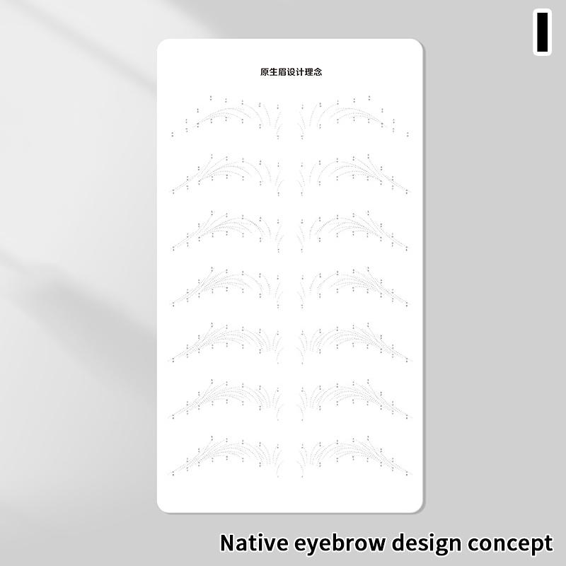 1PC Silicone Semi-permanent Wild Line Eyebrow Tattoo Practice Skin Beginner Embroidery Simulated Brows Training Skin Tattoo Tool