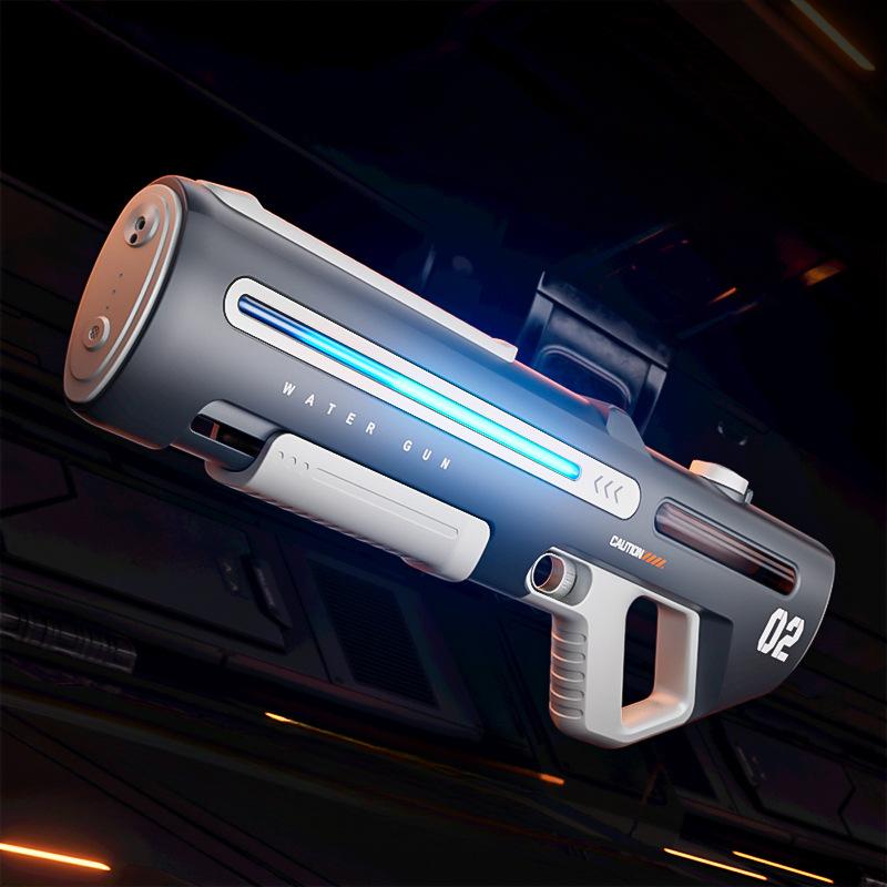 

Новый Космический Пульс Серебристо-Серый Меха Стиль Ручной/Автоматический Водяной Пистолет, Летняя Игрушка Для Бассейна серый