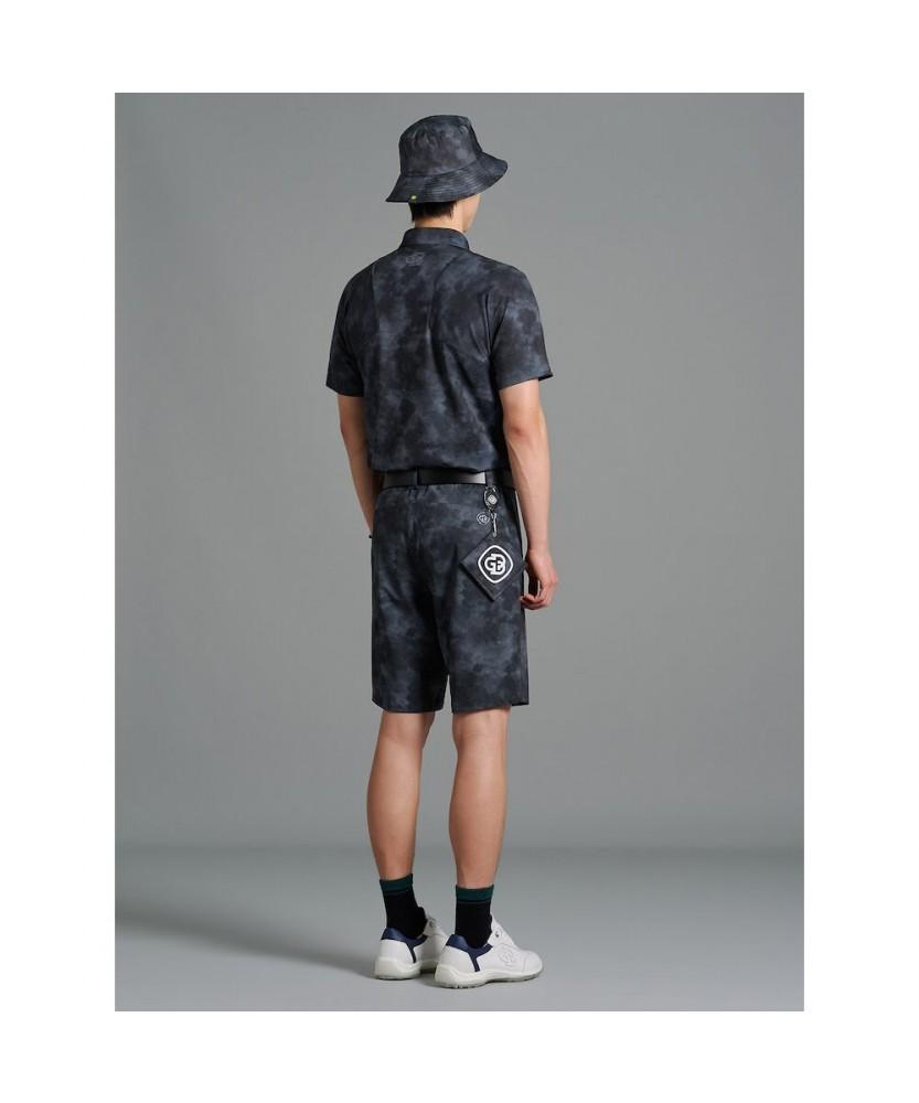 BEANPOLE GOLF [B_Under] Men'S Cloudy Shoulder Contrast T-Shirt - Black