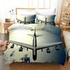 Printed 3d Airplane Bedding Set For Boys Kids Duvet Cover Sets Bedroom Set Bedding Ropa De Cama Twin Double Single