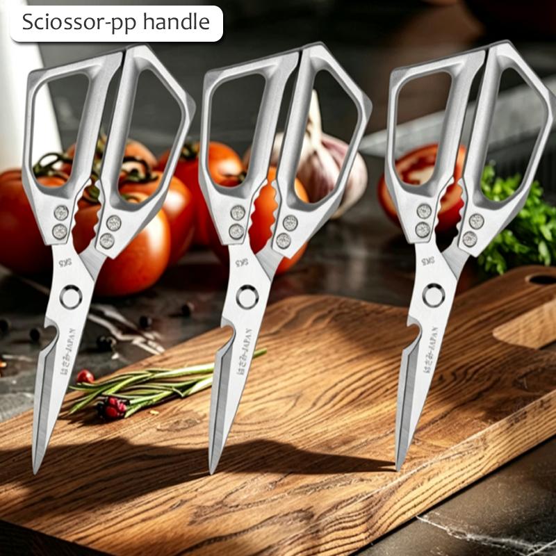 WXCOO Stainless Steel SK5 Heavy Duty Kitchen Shears Poultry Shears Multifunctional Kitchen Scissors for Chicken Bone Fish Cutter5