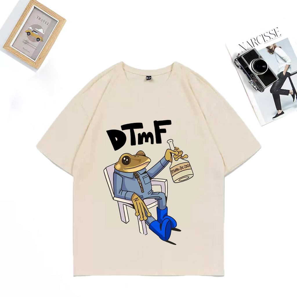 2025 Summer Bad Bunny Summer Funny 100 Pure Cotton Printed Tshirt Men Women Hip Hop Streetwear Short Sleeve Tops Oversized Y2k